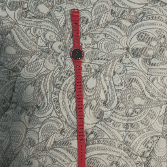 Swatch Red Analog Watch - Picture 2 of 2
